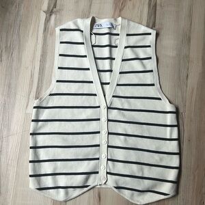 Zara Stripe vest